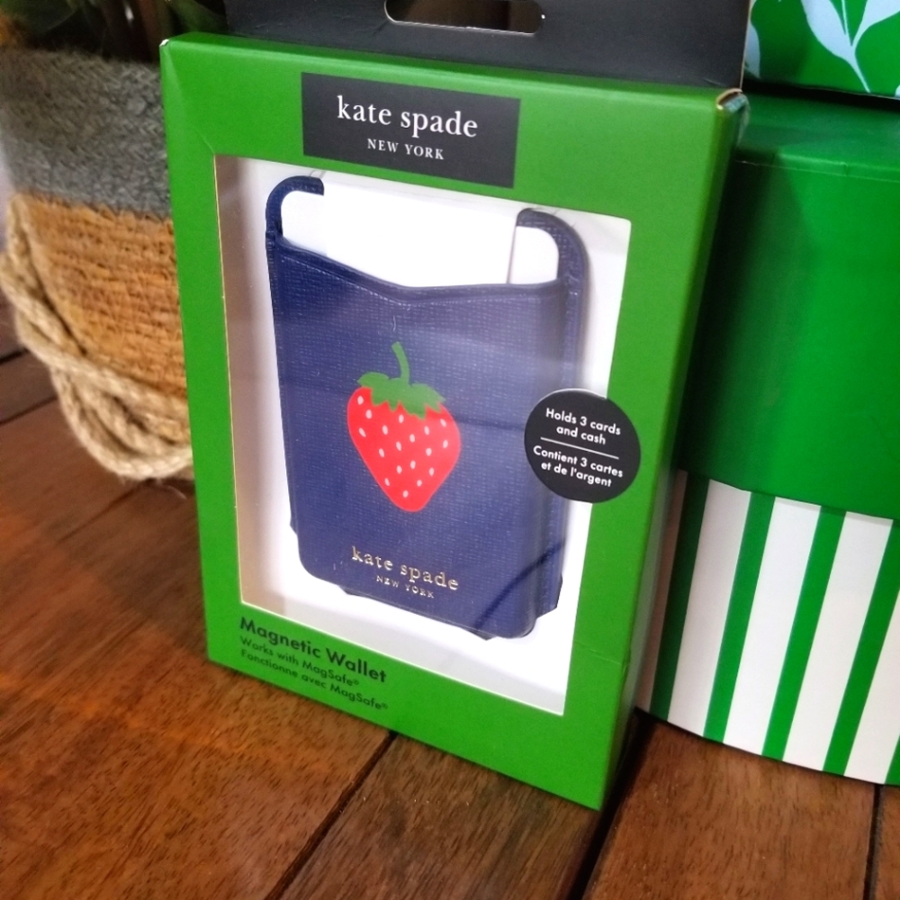 Kate Spade X Target Magnetic Wallet with Strawberry Design